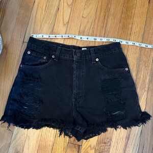 Women’s Levi’s shorts black 30 x 30 - vintage I think